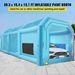 VEVOR 39.4x16.4x13.1ft Inflatable Spray Booth Custom Tent Paint Booth Inflatable_voghion.com