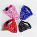 Pet polyester printed triangular scarf for small dogs, and cats, dog stretchable collar, saliva towel_voghion.com