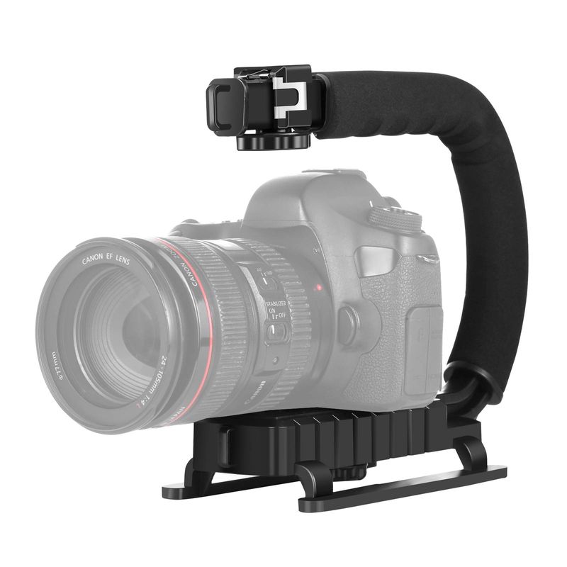 U/C Shape Portable Handheld DV Bracket Stabilizer for All SLR Cameras and Home DV Camera_voghion.com