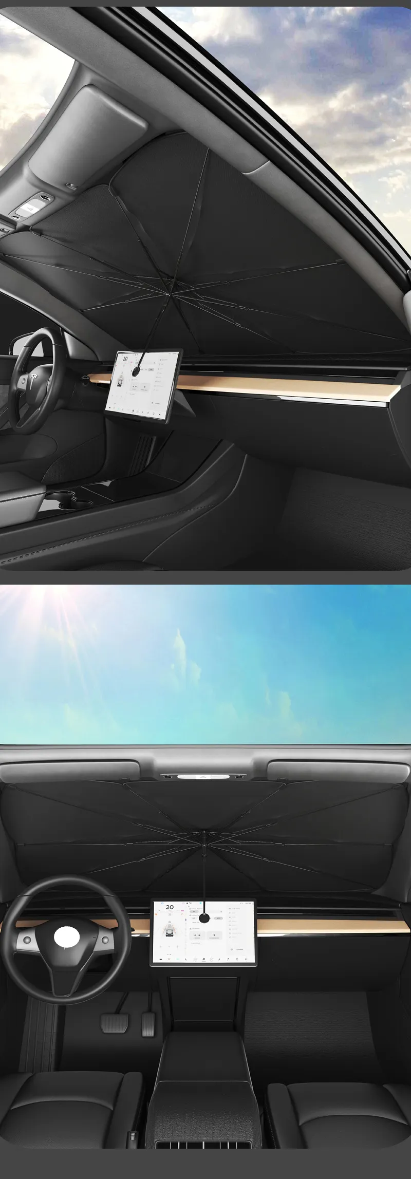 Auto saulessargs priekšējais vējstikls auto saules aizsargkrēms siltumizolācija saulessargs titāna sudraba logu saulessargs vasara_voghion.com