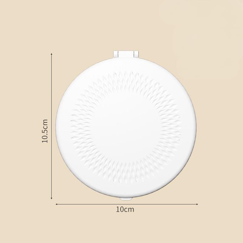Compact Mirror With LED Light, Travel Mirror, 1X/5X Magnification LED Pocket Mirror With USB Data Cable, Mini Mirror_voghion.com