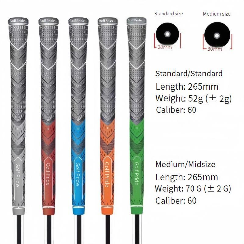 Premium Golf Club Grips - Rubber & Cord Hybrid Design For Irons & Woods - Standard & Midsize Sizes - Enhanced Swing Control & Comfort_voghion.com