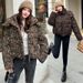 Women Parkas Coats Jackets Zipper Leopard Print Hooded Coat Stand Collar Y2k Streetwear Jacket Work Outerwear Autumn Winter_voghion.com