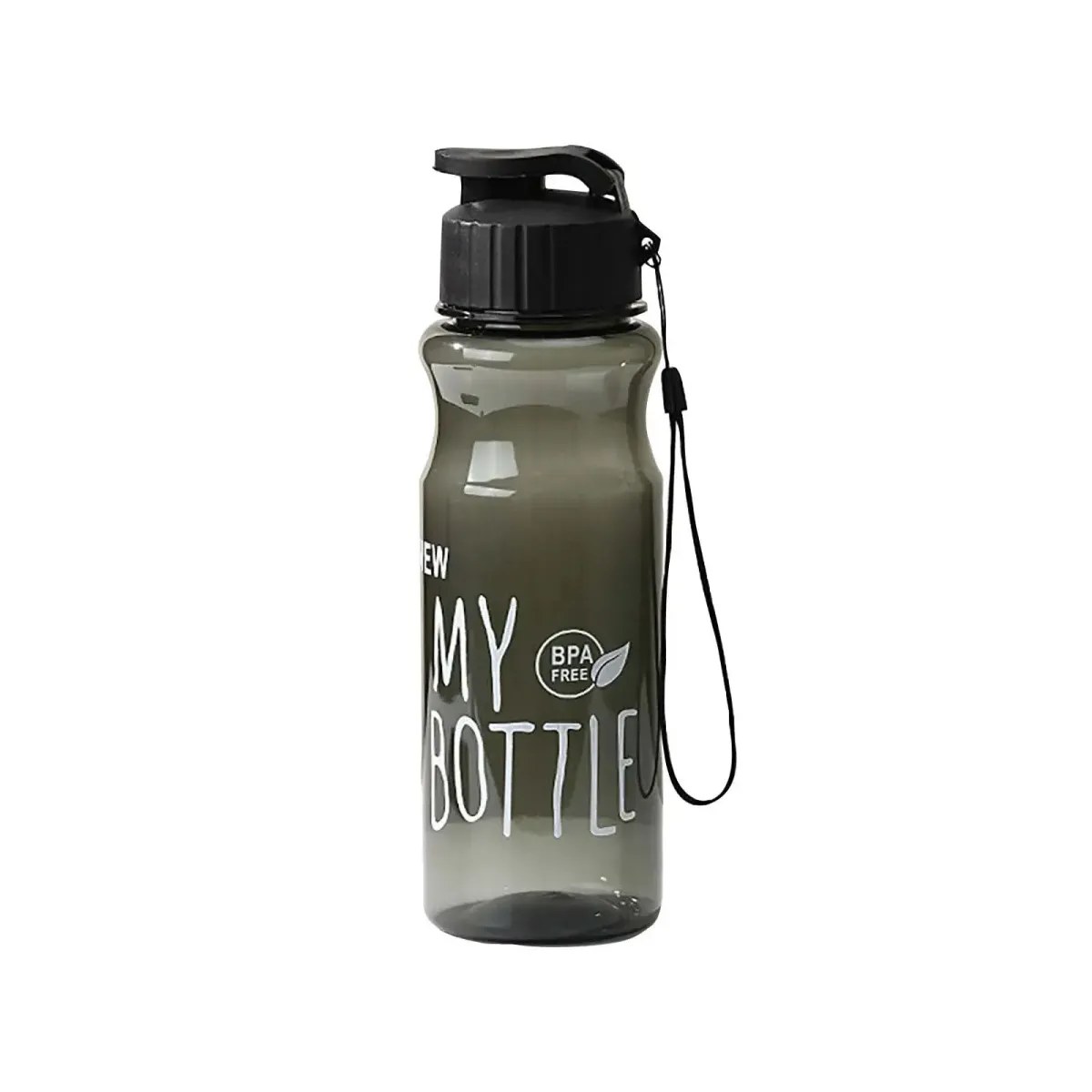 Wasserflasche in Lebensmittelqualität, große Kapazität, tragbarer Fitness-Sport-Wasserkrug mit Lanyard für den Außenbereich_voghion.com