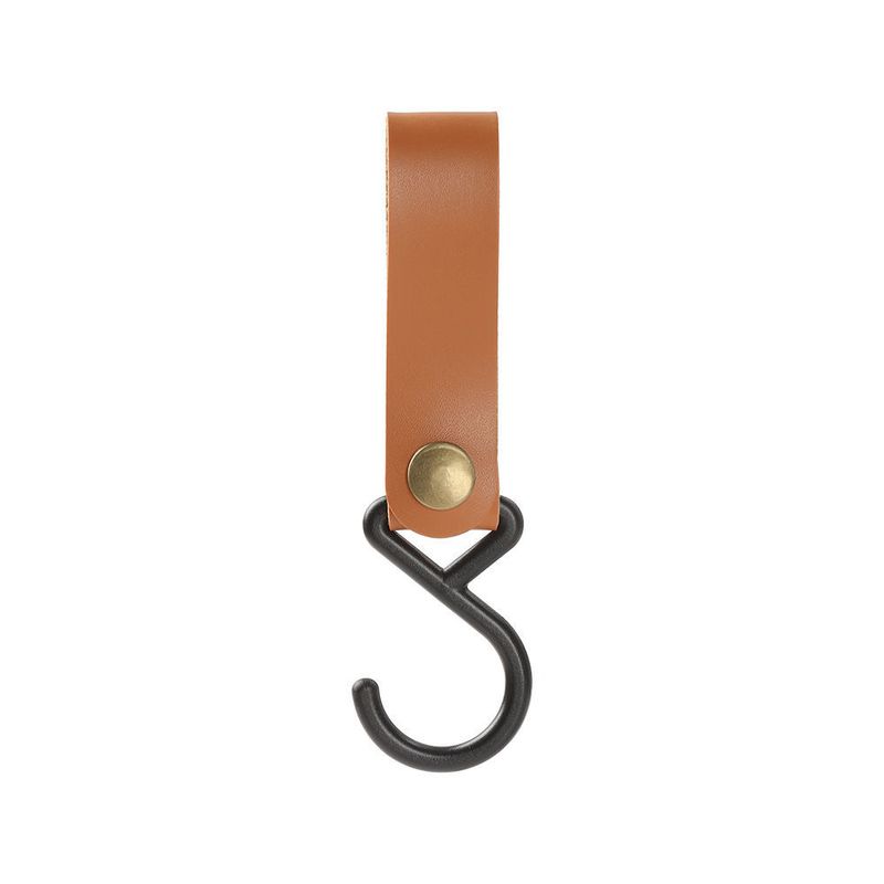 Outdoor Camping S Hanging Rope Storage Portable Triangle Leather Picnic Tent PU Clothesline Hook_voghion.com