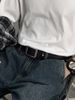 Perforation-Free Belt Men's Universal Simple Non-Perforated Belt Jeans Belt Fashion Belt_voghion.com