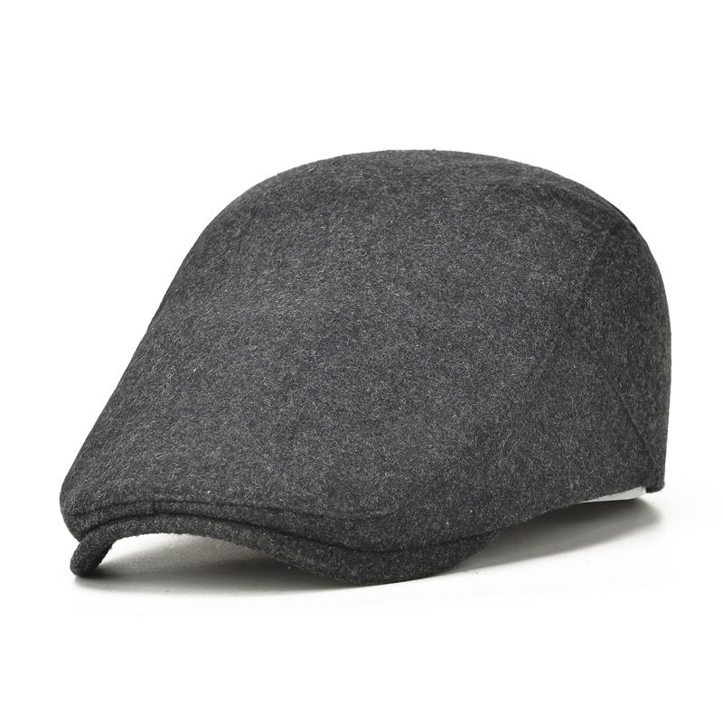 Spring Autumn New Fashion Korean Edition Woolen Bare Body Forward Duck Tongue Hat for Men and Women Outdoor Sunshade_voghion.com