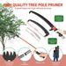 Lightweight Tree Trimmers Manual Pole Saw For Outdoor Plants_voghion.com