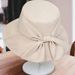 2024 new hat bow fisherman hat women's sun hat small fragrant wind UV protection summer summer women's sun protection_voghion.com
