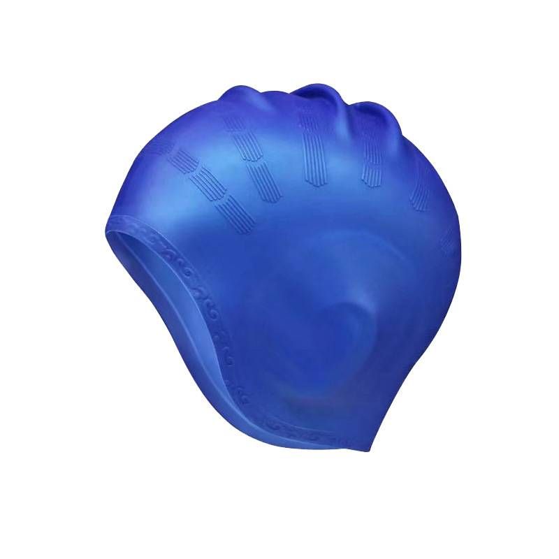 Cască de înot impermeabilă pentru bărbați și femei, elastică, pentru adulți, protejează urechile, părul lung, mare, din silicon, pentru scufundări, cască de înot_voghion.com