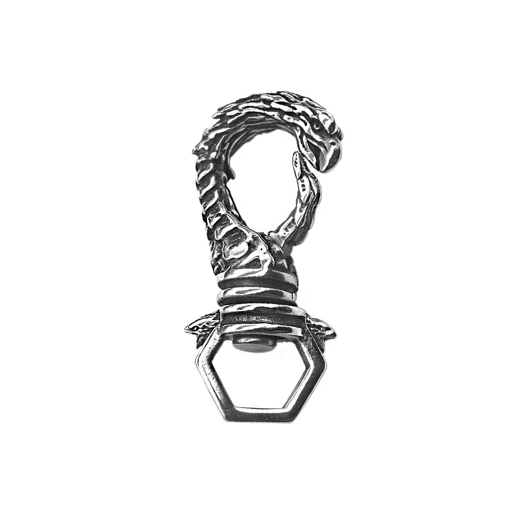 Viking roestvrijstalen gepersonaliseerde auto sleutelhanger retro creatieve adelaar casting sleutelhanger mannelijke taille hanger_voghion.com