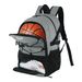 Wolt Football Unisex Children's Sports Backpack Training Bag Can Hold Size 7 Basketball_voghion.com