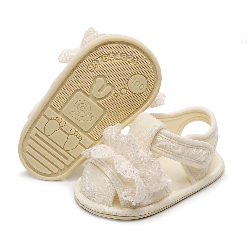 Mother & Kids Spot wholesale baby anti-kicking toddler shoes lace lace bow sandals summer children's shoes 1-2 years old_voghion.com