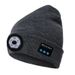 Unisex Bluetooth Beanie Hat With Light; Built-in Speaker Mic; Headlamp Cap With Headphones; Tech Gift For Men Women_voghion.com