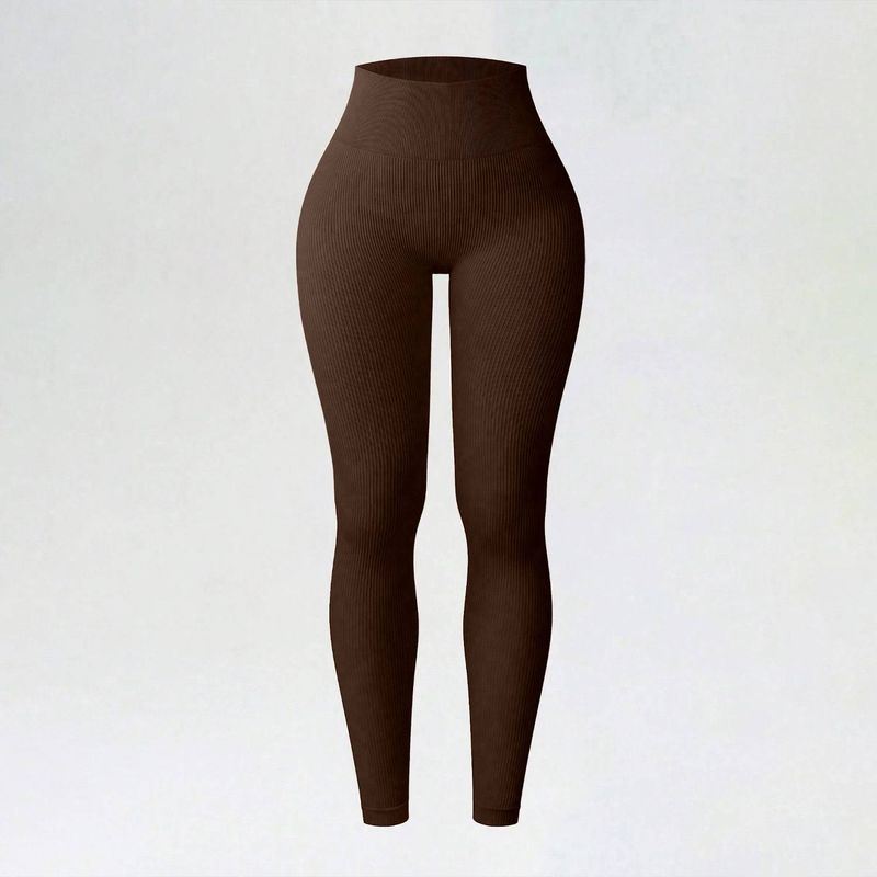 Women's Clothing Thread Seamless Yoga Pants Breathable Sports Tights High Waist Sports Yoga Clothes Bottoming Fitness Pants_voghion.com