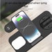 Foldable 2-in-1 Charger Compatible With Samsung Earphones Watch Stand Desktop Wireless Charging Phone_voghion.com