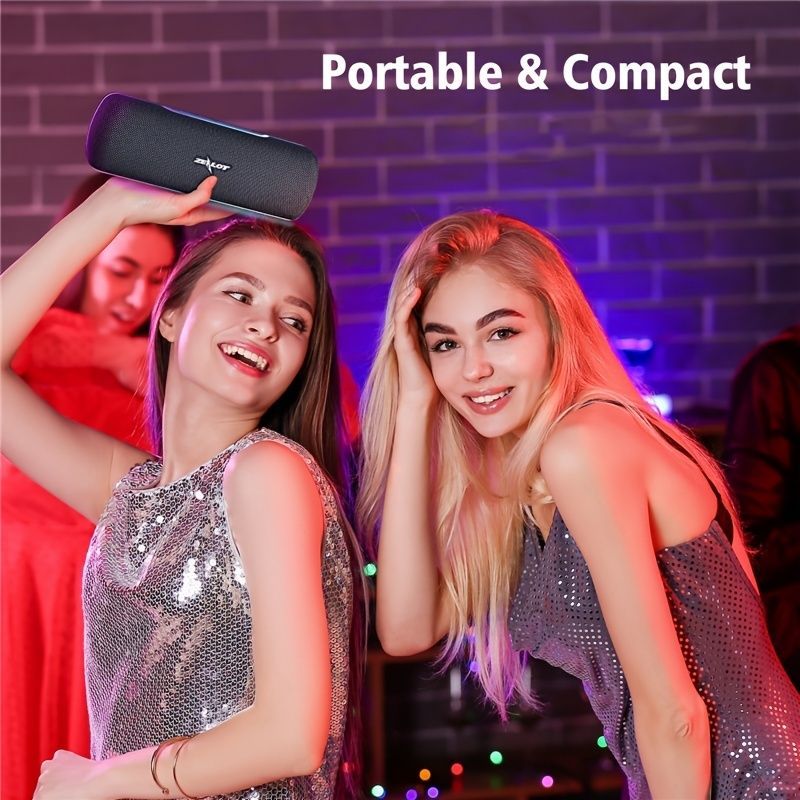 Zealot S55 SoundBox Touch Control Wireless Speaker 10W Portable Wireless Speakers Stereo Sound Box With Bass And Built-in Mic; Christmas Gift For Wo_voghion.com