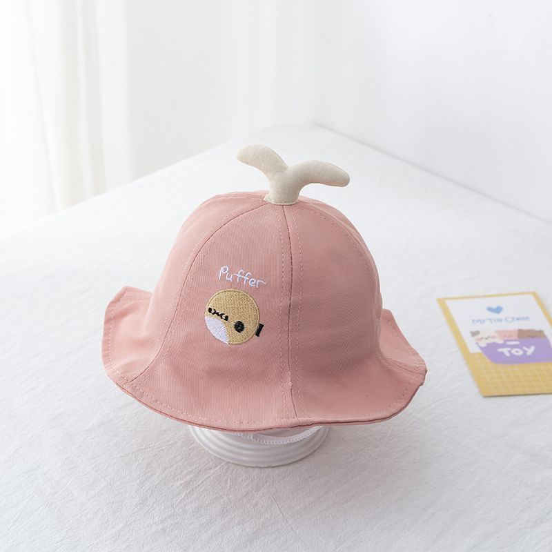 Korean Baby Hat Spring And Autumn New Pure Cotton Baby Fisherman Hat Cute Super Cute Infant Sunshade Travel Basin Hat_voghion.com
