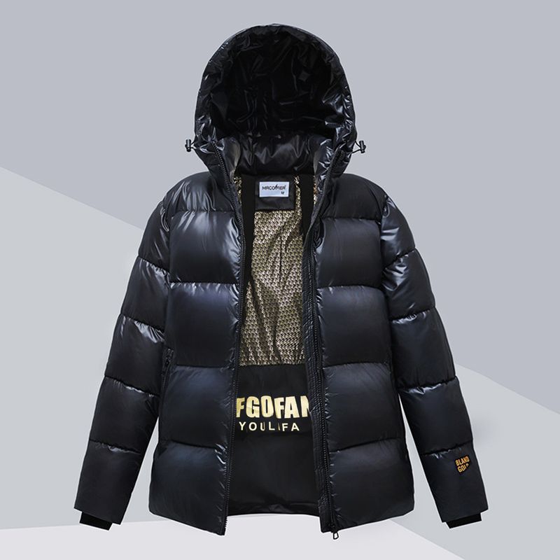 Women's short winter hooded winter thickened couple wear cold-resistant cotton jacket trend_voghion.com