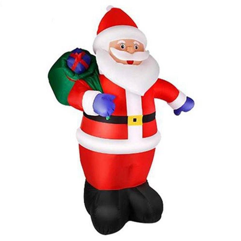Bahçe Malzemeleri yeni 2.4m şişme Noel Baba hediye paketi yaşlılar için, bahçe dekorasyonları_voghion.com