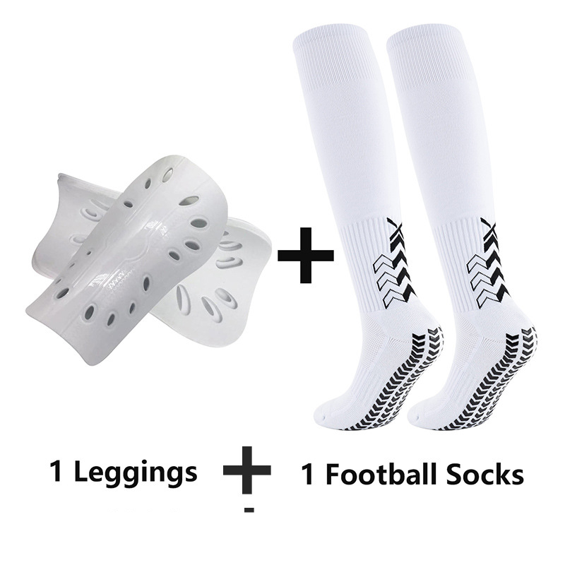 Adult thickened football socks leg pads combination set college students adhesive anti-slip socks_voghion.com