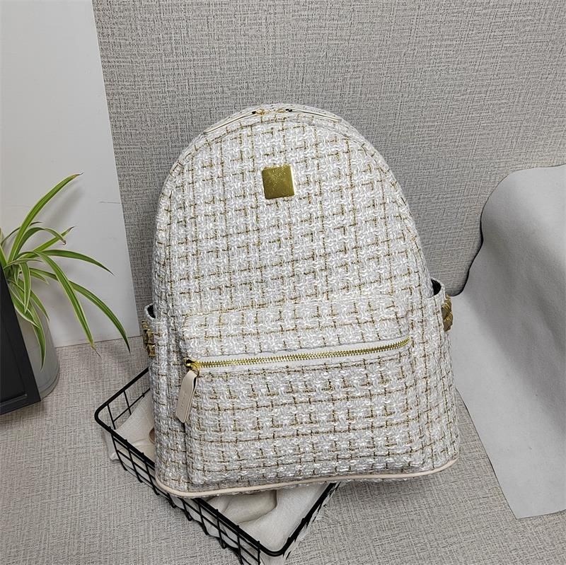2024 New Large Capacity Bag Fashion Versatile Female Student British Style Outward Travel Backpack_voghion.com