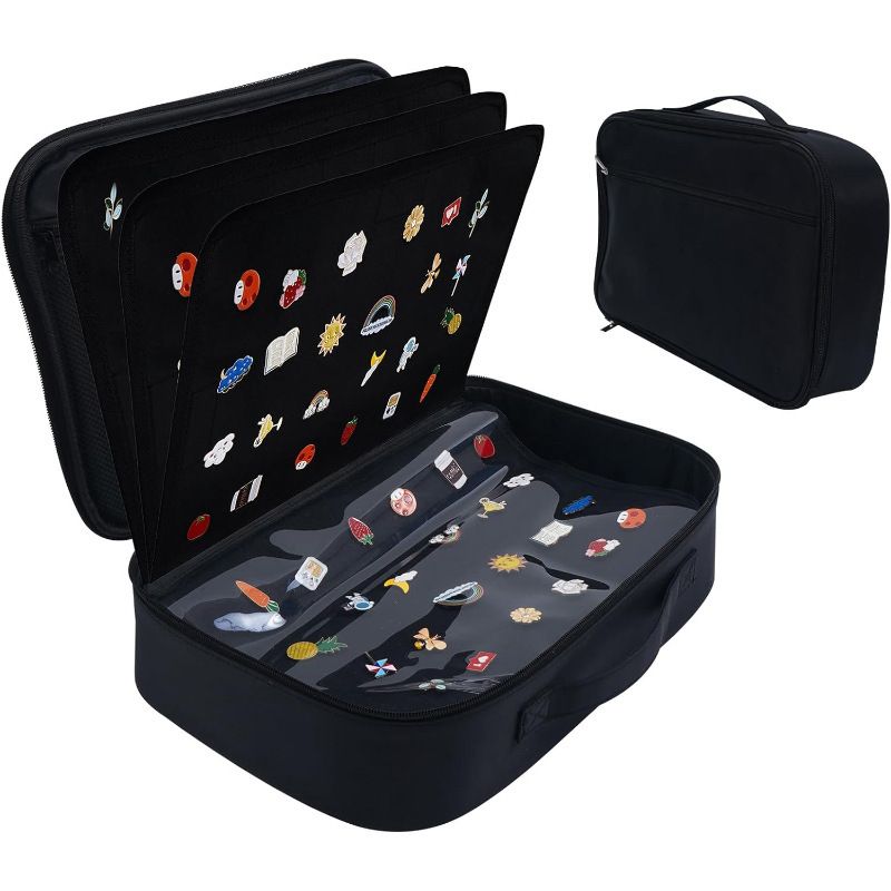 Versatile Travel Organizer Cube – Lightweight & Foldable – Multi-Purpose Storage For Clothes, Toiletries & Essentials – Modern Black Design​_voghion.com