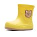 Kids' Bear Print Rain Boots – Non-Slip Waterproof Rubber Shoes For Boys & Girls (Ages 2-7, Colors: Black/White/Yellow/Camel, Sizes 30/31-34/35)_voghion.com