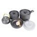 5-6 Person Camping Cookware Set With Teapot - Non-Stick Outdoor Pot & Pan Kit For Picnics & Hiking - Portable & Lightweight_voghion.com