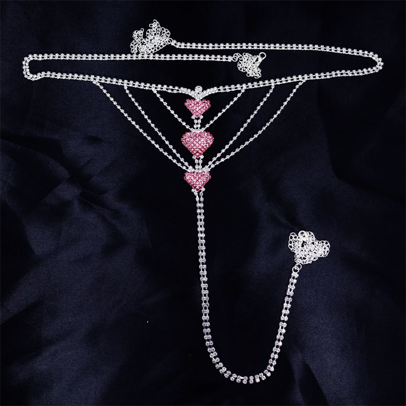 Sexy Beach Bikini Fashion Versatile Multistrato Love Neckchain Catena per il corpo femminile_voghion.com
