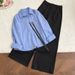 GraceChic Liu* Same Shirt For Women Elegant High-end Feel Lazy Old Money Style Casual Loose Slimming Top + Wide-leg Pants Set_voghion.com