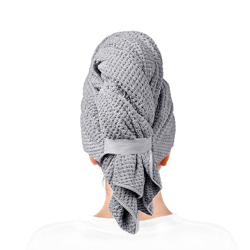 Ananaspatroon Droge Haarkappen, Superabsorberende En Snel Drogende Coral Fleece Douchekappen, Droge Haarhanddoeken Voor Volwassenen Vrouwen_voghion.com