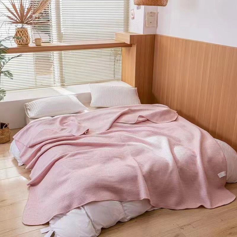 Konditsioneeriga tekk kootud puuvillast Tencel puuvillast kahekordne suvine jahe tekk jahe alasti une suvine tekk pestav suvine õhuke tekk_voghion.com