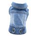 Hondenkleding Teddy Poedel Bichon Krabpatroon Denim Vest Persoonlijkheid Huisdierkleding Lente Herfst Stijl_voghion.com