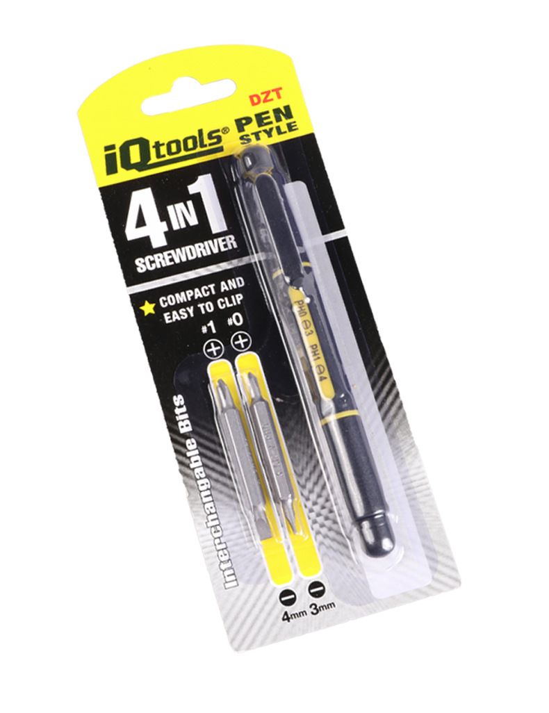 Skrūvgriezis 4 vienā Manuālais skrūvgriežu kombinācijas rīks 4 vienā daudzfunkcionāls pildspalvas formas dubultās galvas skrūvgrieža kombinācijas skrūvgriezis_voghion.com