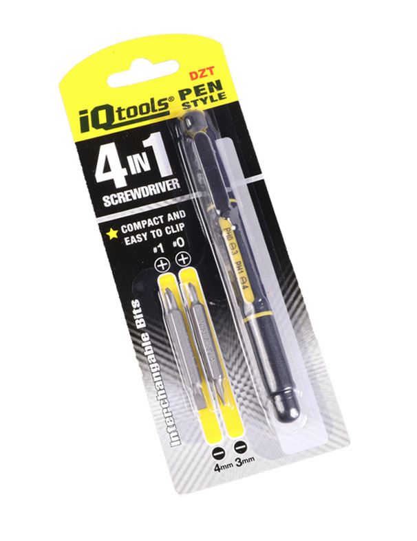 Skrūvgriezis 4 vienā Manuālais skrūvgriežu kombinācijas rīks 4 vienā daudzfunkcionāls pildspalvas formas dubultās galvas skrūvgrieža kombinācijas skrūvgriezis_voghion.com