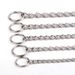 Double Loop Stainless Steel Dog Chain Metal P Chain Collar Stainless Steel P Chain Dog P Chain Dog Collar_voghion.com