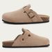 Shevalues Classic Cork Clogs Slippers Women Soft Footbed Suede Sandals With Arch Support Trendy Beach Slides Home Men_voghion.com