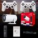 F300 Retro Gaming Projector With Wireless Controllers - Android OS, 64GB Storage, HD Projection For PS3 & Multiplayer Gaming_voghion.com