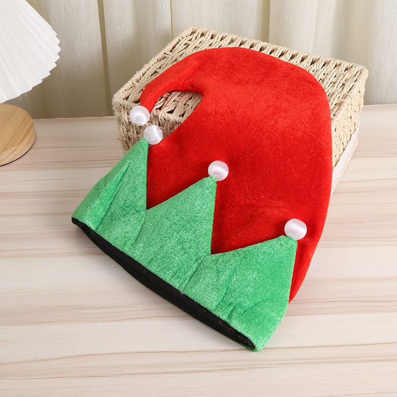 Pălărie decorativă de Crăciun, pălărie cu atmosferă festivă, Moș Crăciun decorat cu decorațiuni de Crăciun_voghion.com