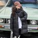 Piumino invernale in stile coreano per ragazze: leggero e caldo, con cappuccio (130-170 cm, nero/bianco)_voghion.com