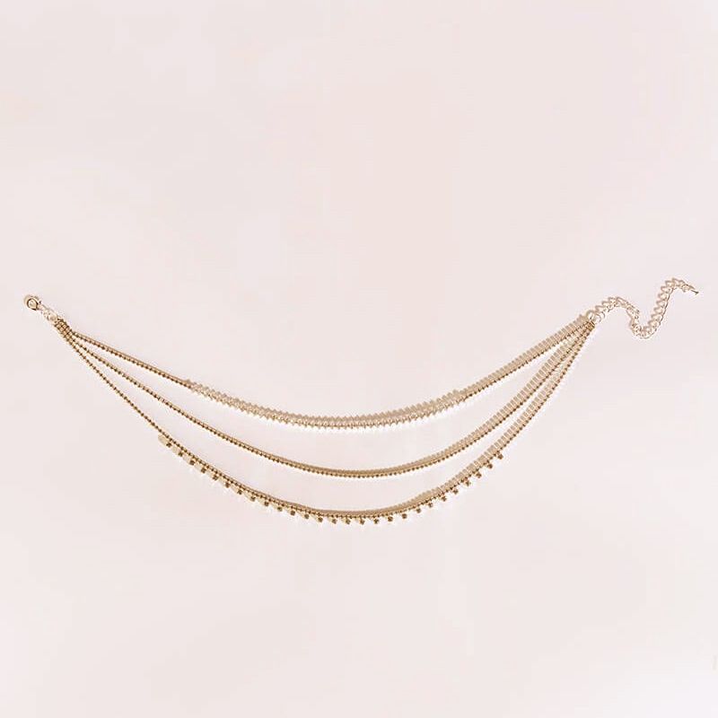 New Multi-layer Rhinestone Necklace, European And American Stage Performance Sexy Collarbone Chain Personalized Accessories Necklace_voghion.com