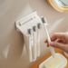 Multifunctional toothbrush holder wall mounted storage rack household toothbrush rack toothpaste rack bathroom wash rack_voghion.com