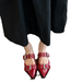 2025 Spring And Summer New Pointed Toe Belt Buckle Mules Flat Mary Jane Shoes_voghion.com