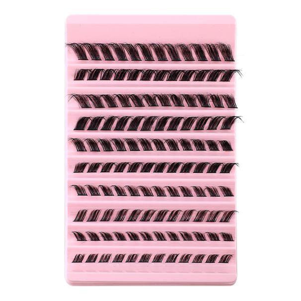 Beauty Health Diy Segmented Single Cluster 120 Clusters Of False Eyelashes 8 16mm Eyelashes Dd Curvature_voghion.com