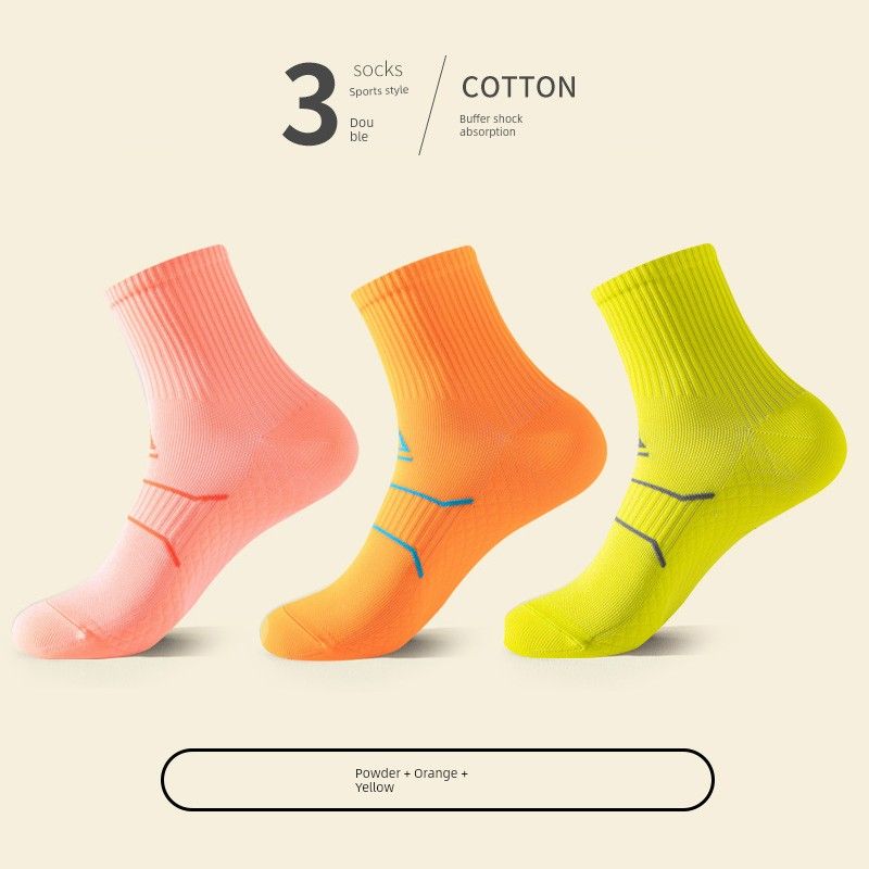 Marathon Thickened Fiess Quick-Drying Knee Sports Socks_voghion.com