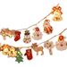 Cross-Border Outdoor Christmas Tree Decoration Santa Claus Atmosphere LED String Lights_voghion.com