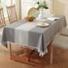 Table Cloth Simple Jacquard Embroidery Tablecloth Household Coffee Table Mat Tablecloth Table Mat_voghion.com
