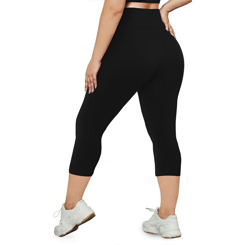 seven-point plus size yoga pants 1XL-4XL women's thin high-waisted large size yoga pants for women_voghion.com