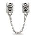 Sterling Silver Reflections Security Chain Floral Bead_voghion.com